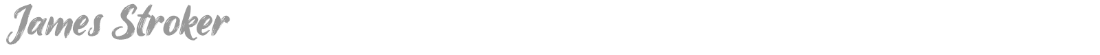 James Stroker font preview